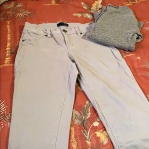 Beautiful mocha colored stretch jeans